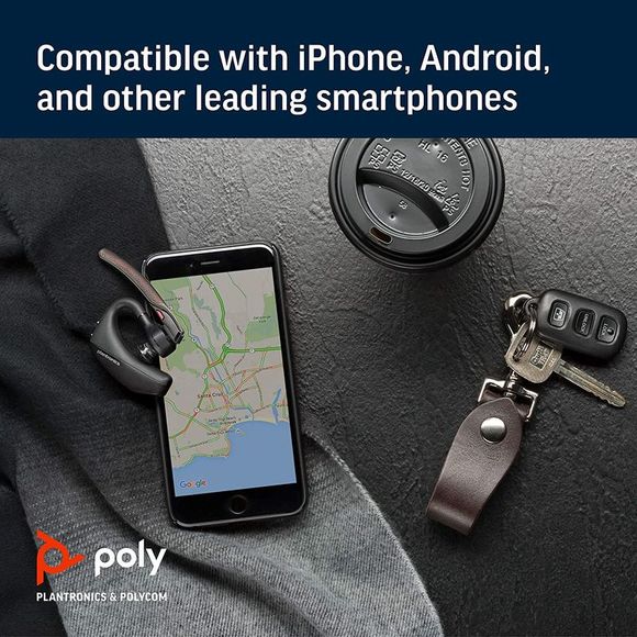 Poly Voyager 5200 Bluetooth Headset Single-Ear Earpiece Noise Canceling --Black - Picture 4 of 4